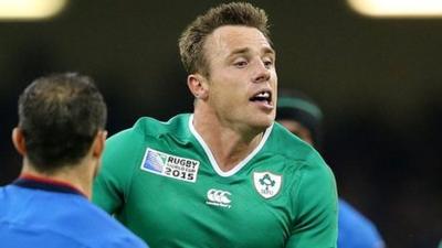 Ireland wing Tommy Bowe