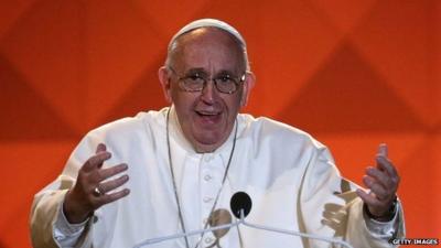 Pope Francis speaks at the Festival of Families in Philadelphia