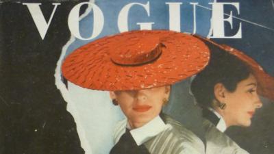 Vogue magazine cover from WW1