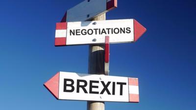 Brexit signpost