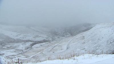 snowy valley