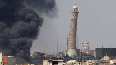 Blast in Iraq destroys Great Mosque of al-Nuri according to Iraqi forces