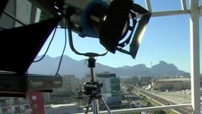 BBC camera in Rio