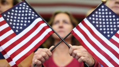 US flags