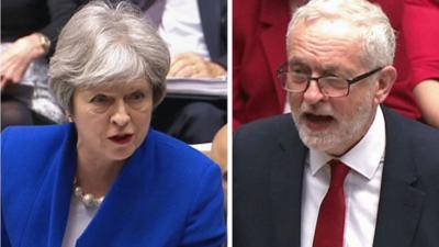 Theresa May and Jeremy Corbyn