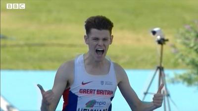 Welsh 1500m runner Jake Heyward