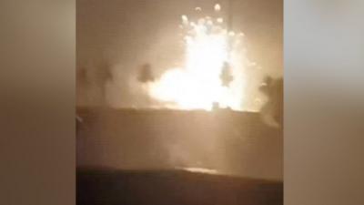 Blast rips through military base in Iraq