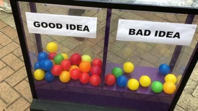 Daily Politics mood box and balls