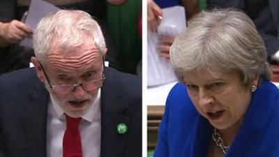 Theresa May and Jeremy Corbyn