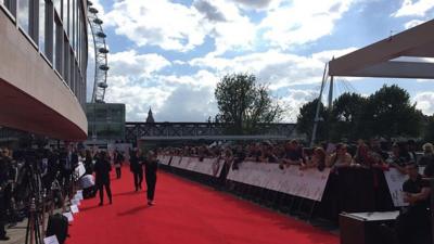 Bafta red carpet