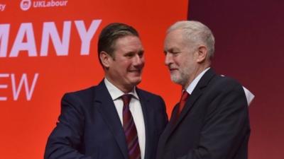 Starmer and Corbyn