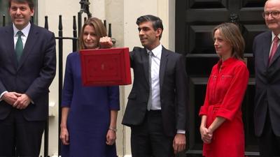 Rishi Sunak and his Budget red box