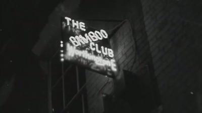 A neon sign of the Bamboo Club in Bristol