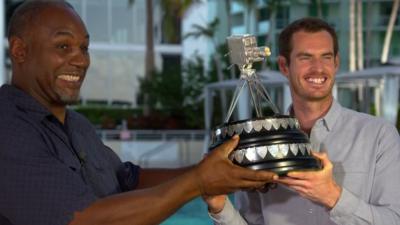 Lennox Lewis and Andy Murray