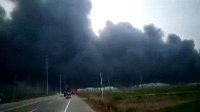 Smoke from blast in Yancheng