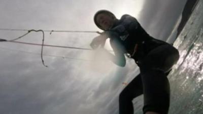 Ellie Aldridge in action