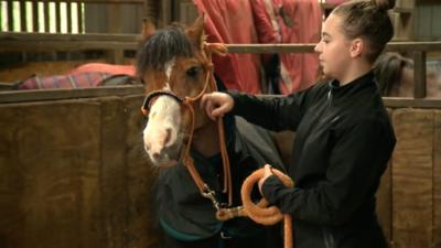 Leah and horse