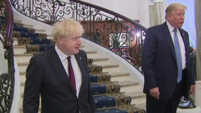 Boris Johnson and Donald Trump