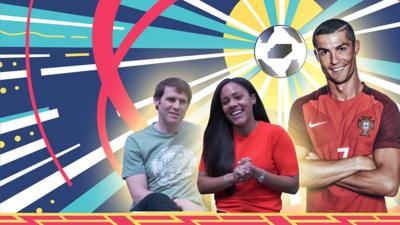 Kevin Kilbane, Alex Scott & Cristiano Ronaldo