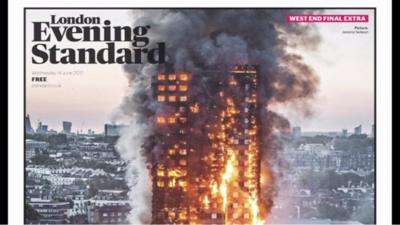 Evening Standard front page