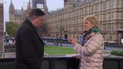 Simon McCoy and Anna Soubry