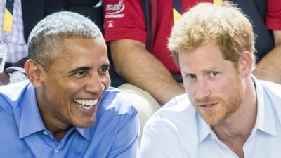 Barack Obama and Prince Harry