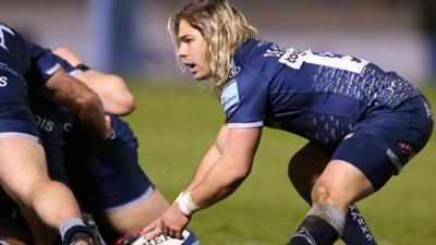 Faf de Klerk of Sale Sharks