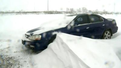 Car in snow