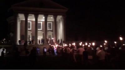 Protesters at Virginia university