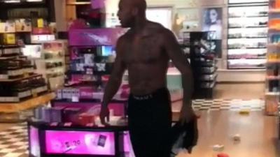 Rapper Booba in Orly airport brawl