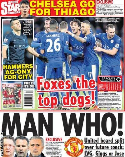 Sunday's Star back page