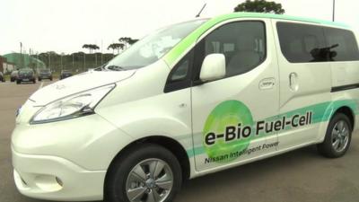 Nissan e-bio fuel cell vehicle