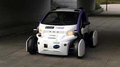 Driverless car in Milton Keynes