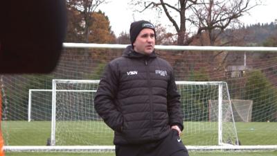 Stirling University head coach Chris Geddes