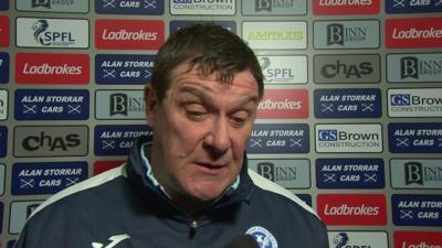 St Johnstone manager Tommy Wright