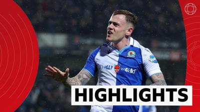 Blackburn's Sammie Szmodics celebrates one of his goals against Wrexham