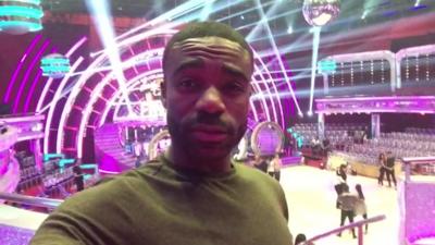 Ore Oduba in final rehearsals