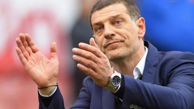 Slaven Bilic applauds