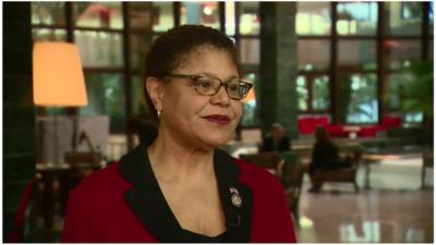 Congresswoman Karen Bass talks about Cuba visit and Brussels attacks.