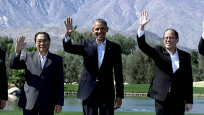 President Obama with South east Asian leaders in California