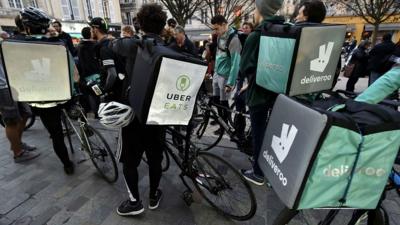 Gig economy delivery riders