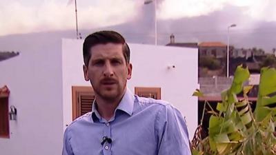 The BBC's Dan Johnson in La Palma