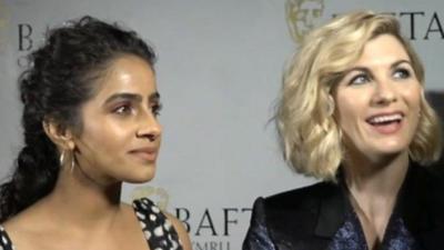 Mandip Gill and Jodie Whittaker