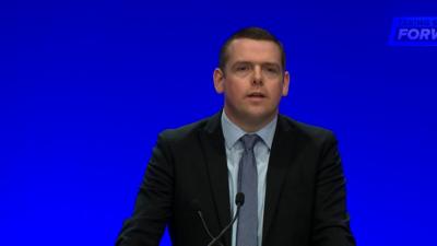 Scottish Conservative leader Douglas Ross