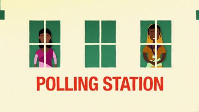 Polling station animation