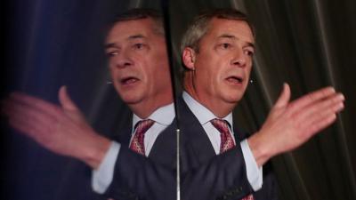 Brexit Party leader Nigel Farage