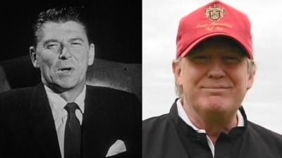 Ronald Reagan and Donald Trump