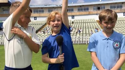 We asked these young cricket fans at Edgbaston cricket ground if they could tell us what these cricket terms meant.