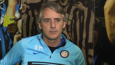 Inter Milan boss Roberto Mancini