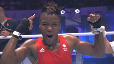 Nicola Adams celebrates after winning gold at the 2016 AIBA World Championship